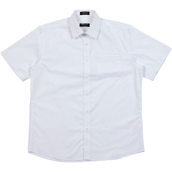 Paramount Short sleeve poplin shirt white