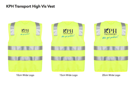 KPH Transport Hi Vis Vest Lime