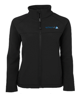 Ladies soft shell layered jacket Black