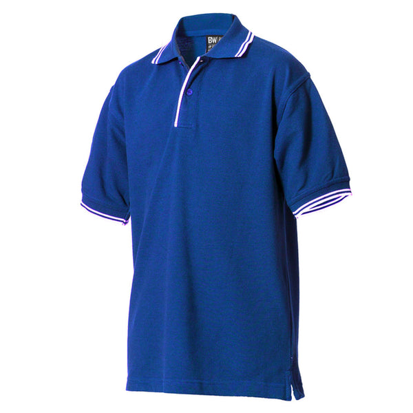 210gsm Contrast Poly/Cotton Polo